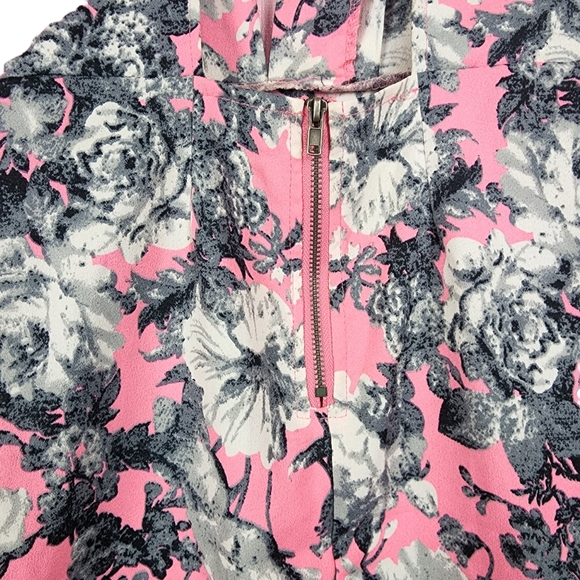 Floral mini dress open back - Picture 5 of 7